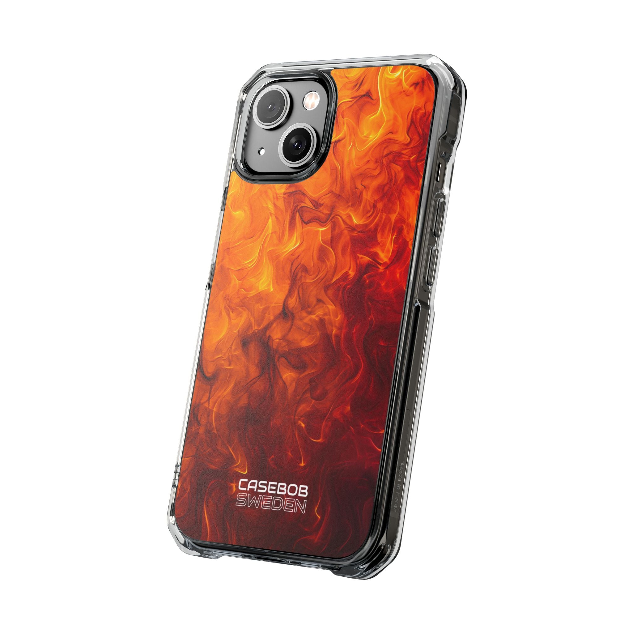 Flaming Energy Swirl iPhone 14 - Impact Clear+