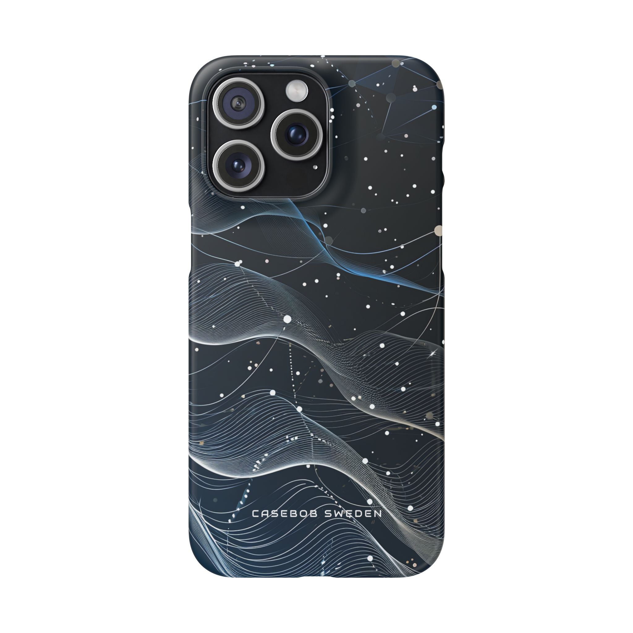 Gradient Neural Waves iPhone 15 - Slim Phone Case