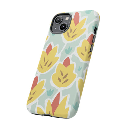 Summer Yellow Happy Flower - Protective Phone Case