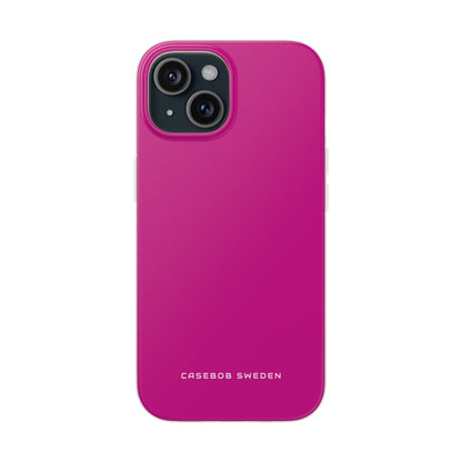 Medium Violet Red iPhone 15 - Flexi Phone Case