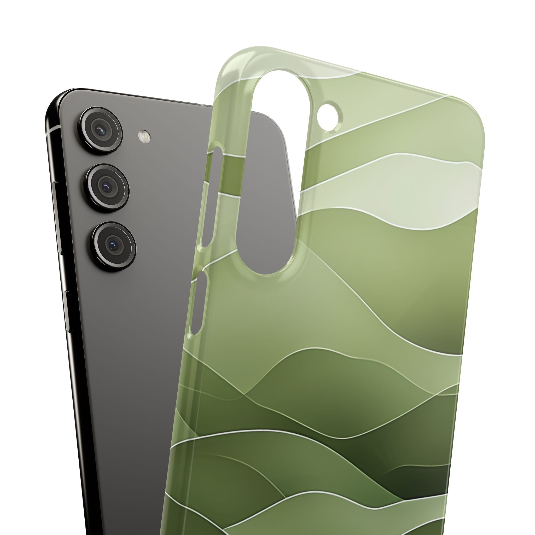 Gradient Emerald Drift Samsung S23 - Slim Phone Case