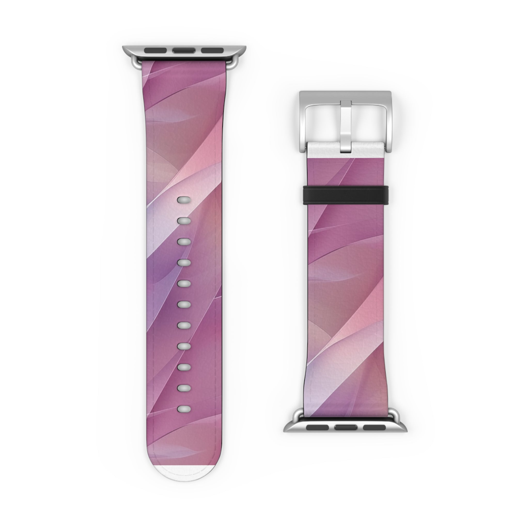 Pink Leafwave - Watch Band