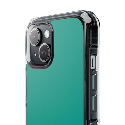 Persian Green - Clear Impact Case for iPhone