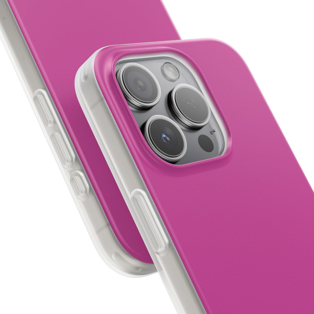 Hot Magenta | Handyhülle für iPhone (Flexible Hülle)