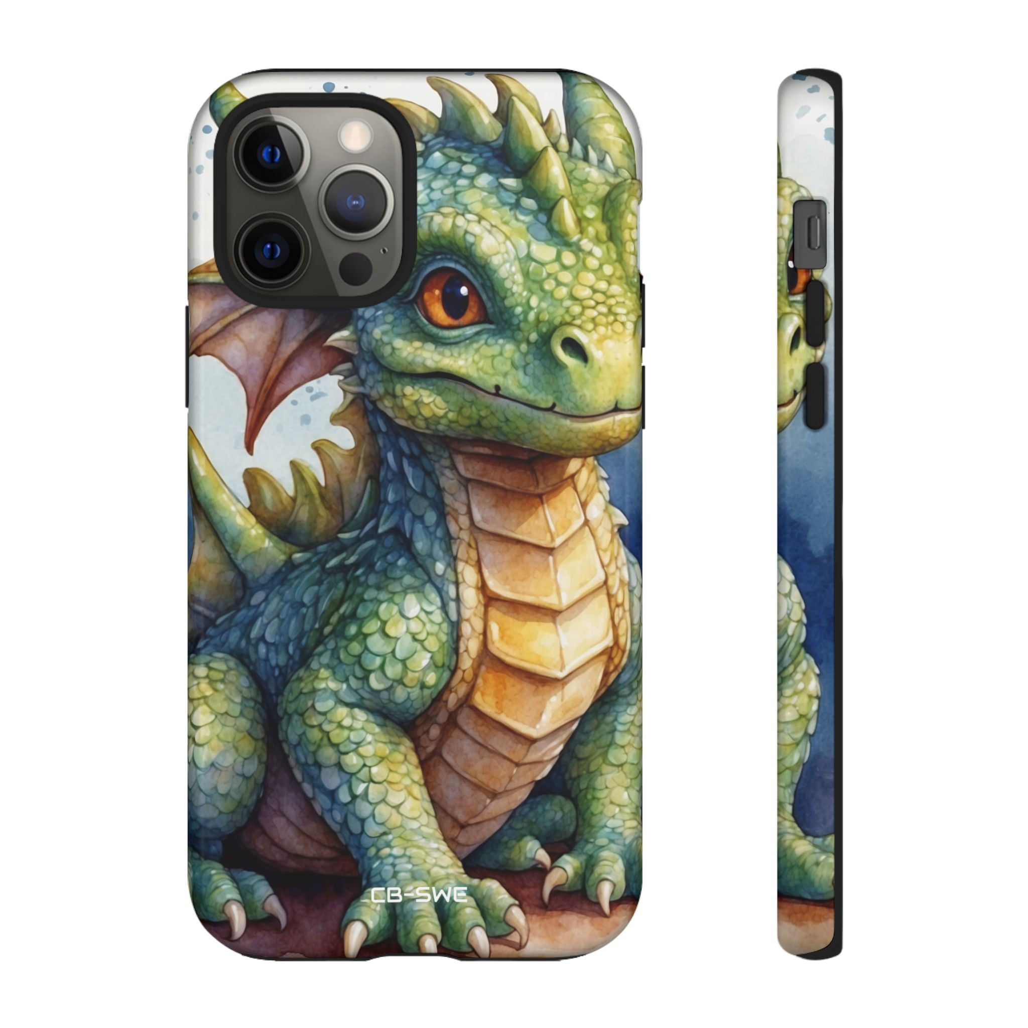 Green Dragon Smiles - iPhone Case