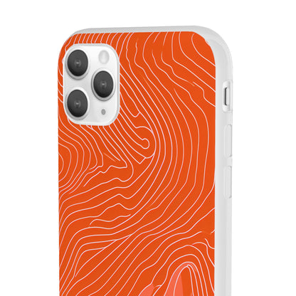 Pantone Tangerine  | Phone Case for iPhone (Flexible Case)