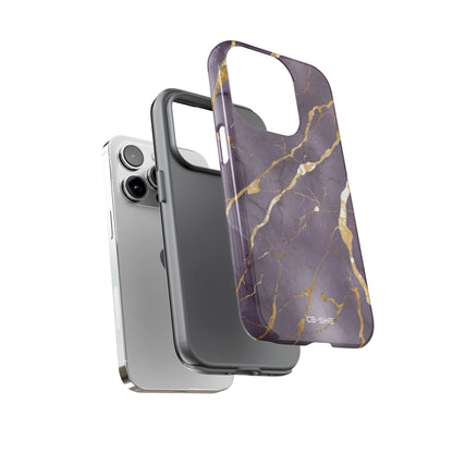 Golden Veins Flowing - iPhone Case