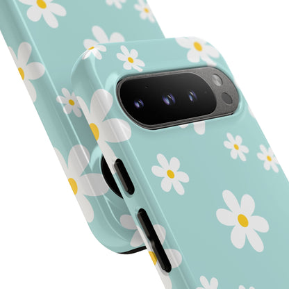 Daisies On Blue - Google Pixel Case