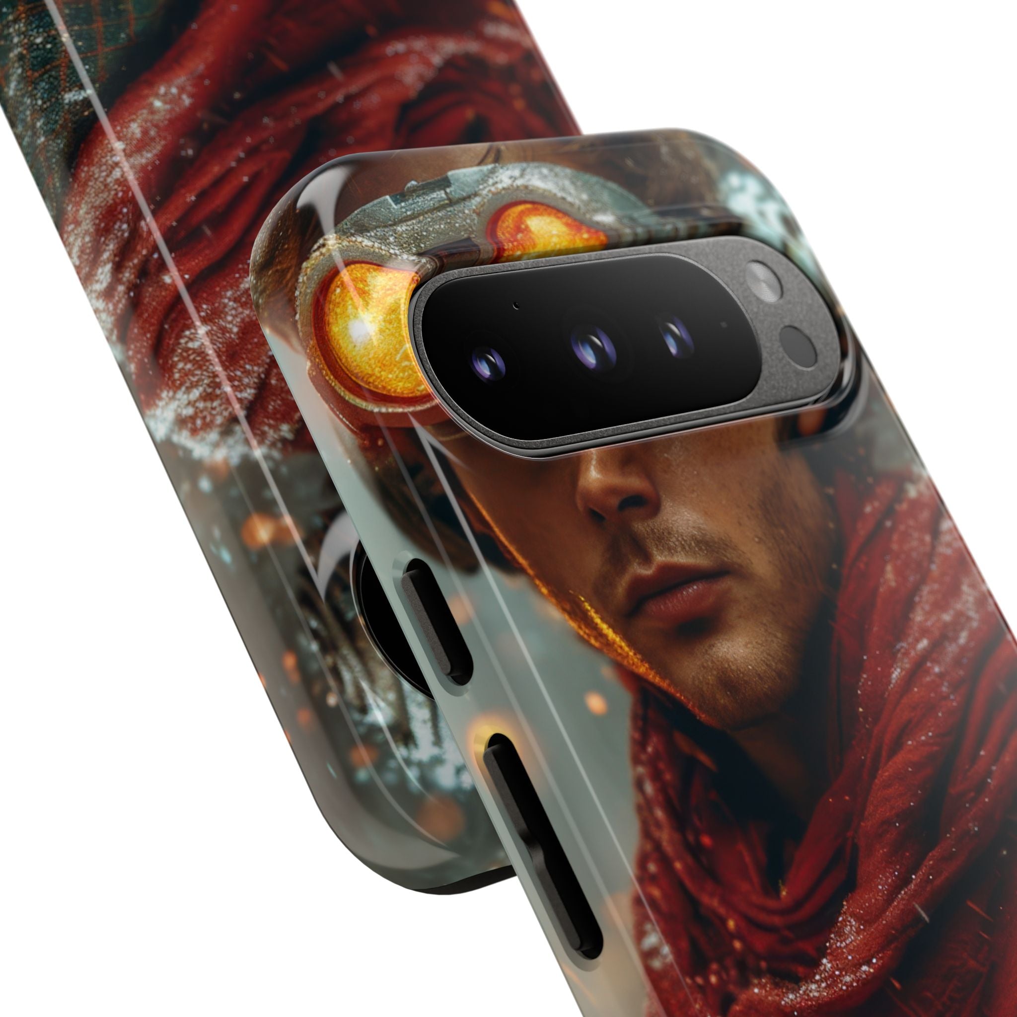 Futuristic Steampunk Explorer Google Pixel 9 - Tough