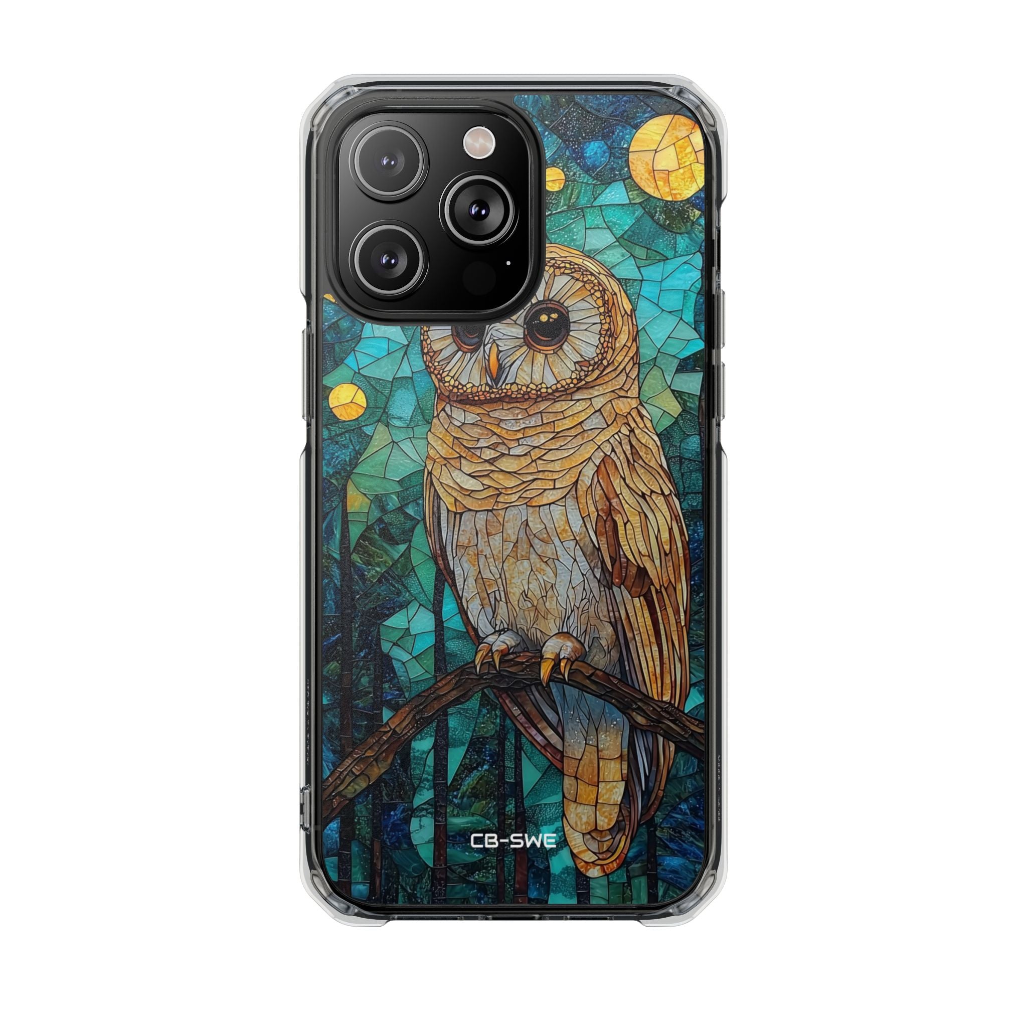 Celestial Owl Gaze iPhone Case - Impact