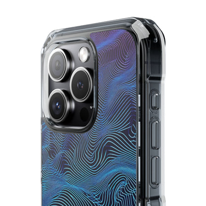 Neon Waves Flow iPhone 15 - Impact Clear+