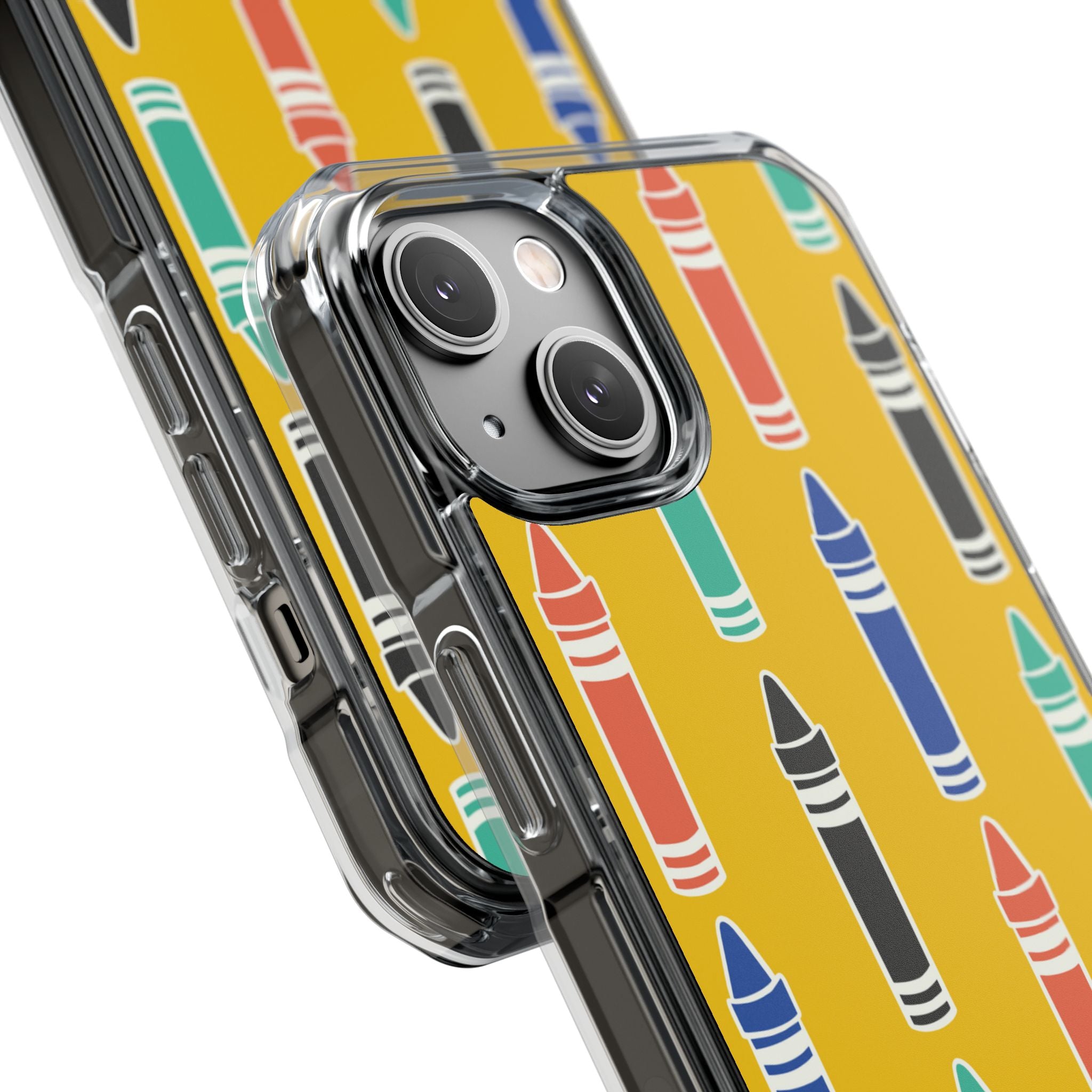 Crayons Dance Joyfully iPhone Case - Impact