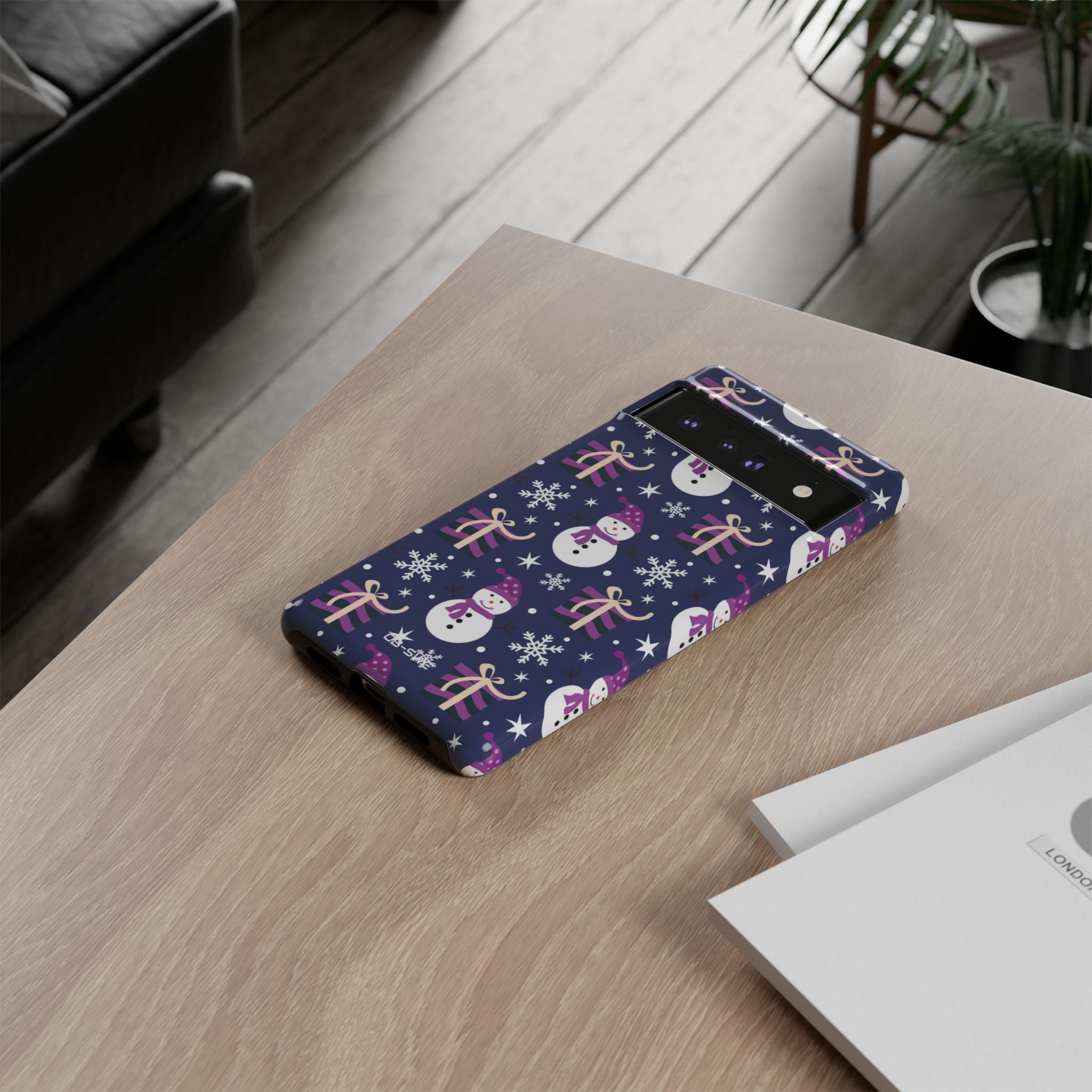 Snowmen Celebrate Joy - Google Pixel Case