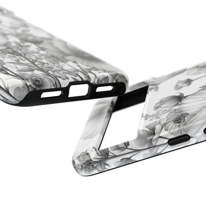 Vintage Floral Etching Google Pixel 8 - Tough