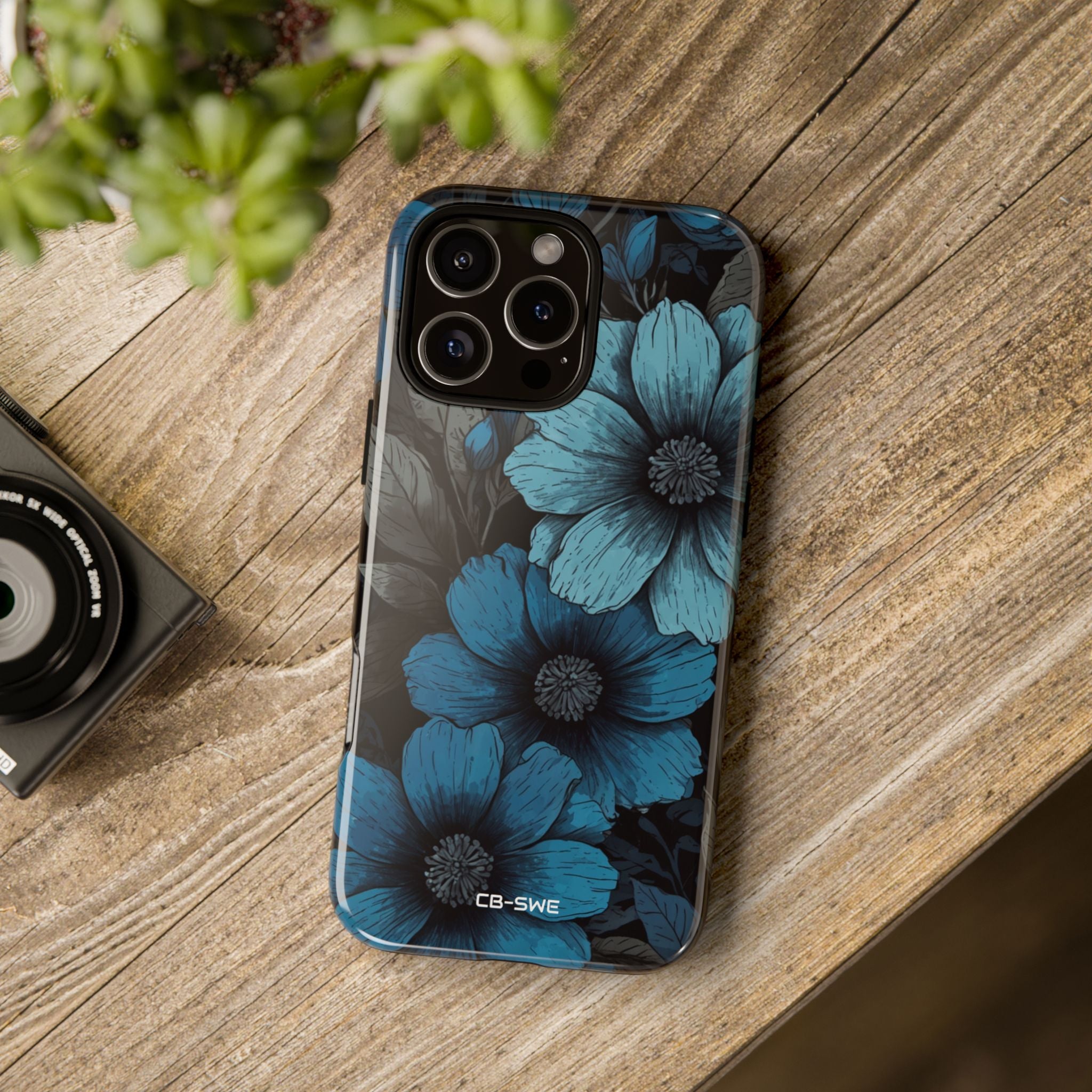 Flower Embrace Depth - iPhone Case