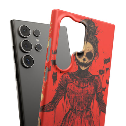 Haunting Scarlet Descent Samsung S24 - Slim Phone Case