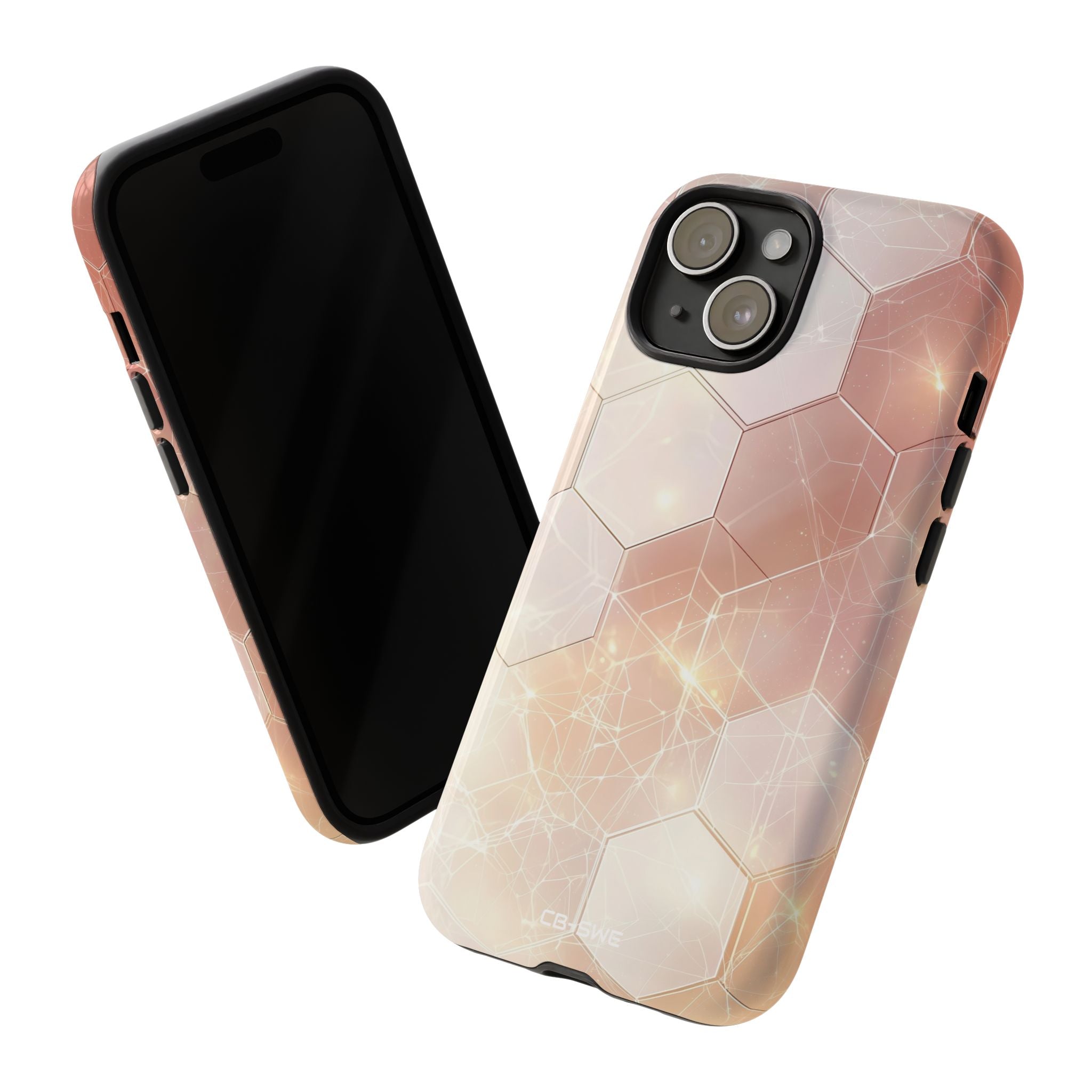 Hexagons Reflect Light - iPhone Case