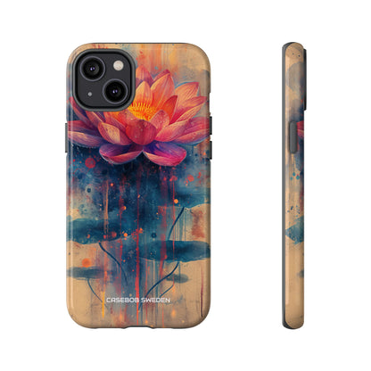 Lotus Blossom Art - Tough iPhone 14 Phone Case