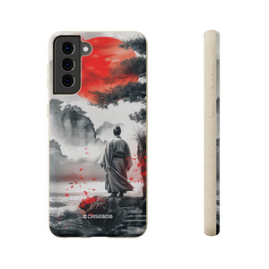 Serene Samurai Sunrise | Biodegradable Phone Case