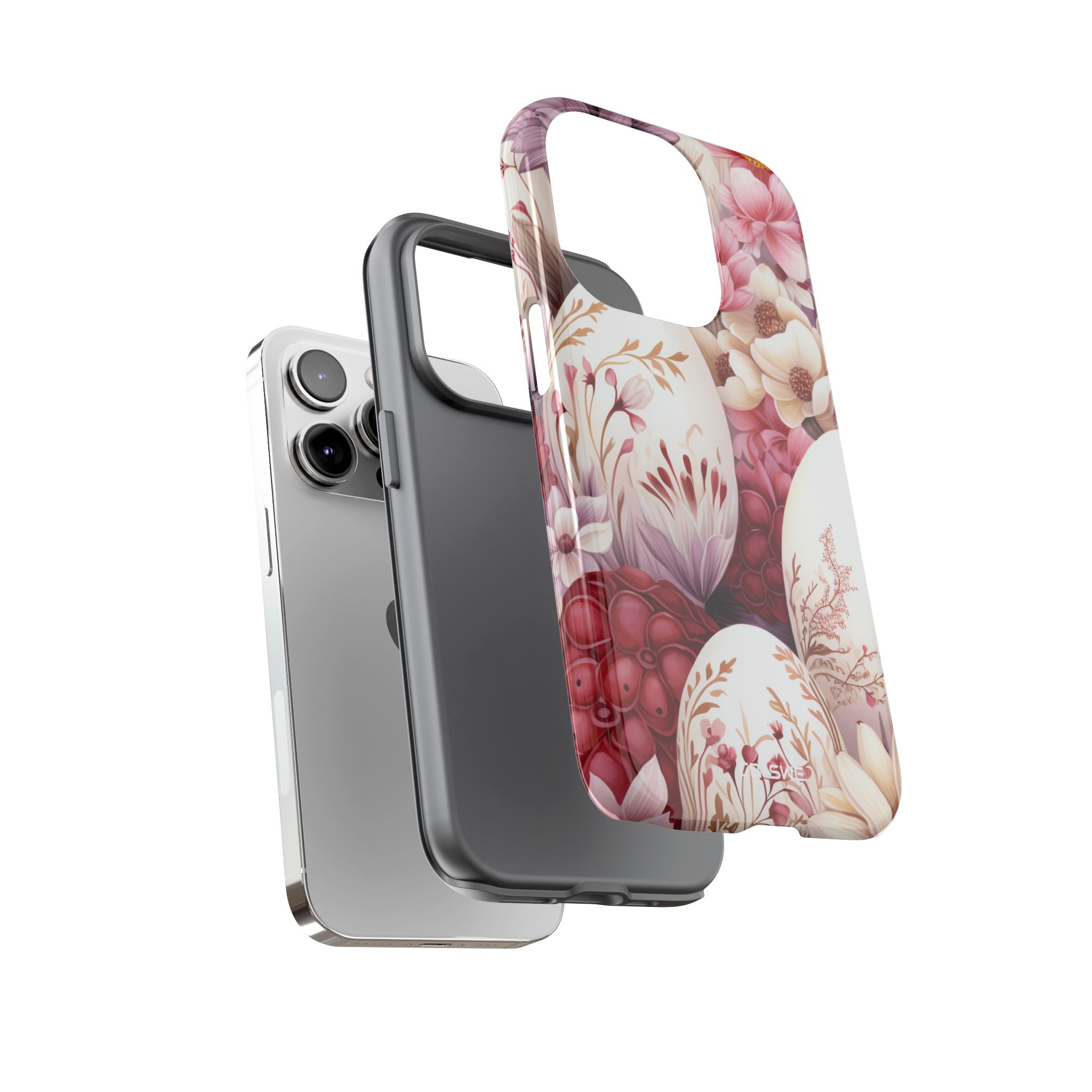 Floral Eggs Bloom - iPhone Case