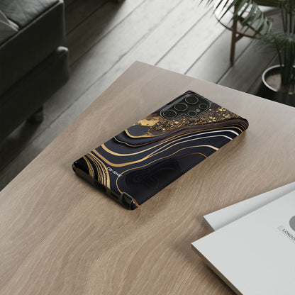 Elegant Gold Streams - Samsung Case