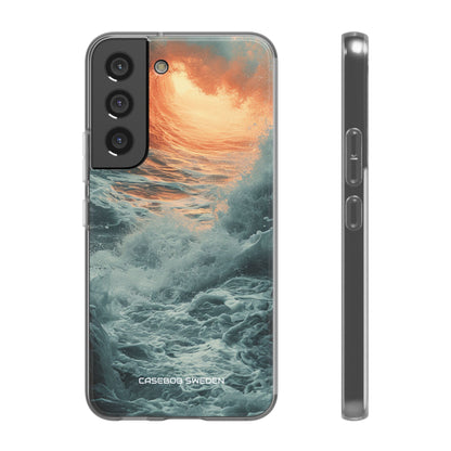 Fiery Wave Power - Flexi Samsung S22 Phone Case