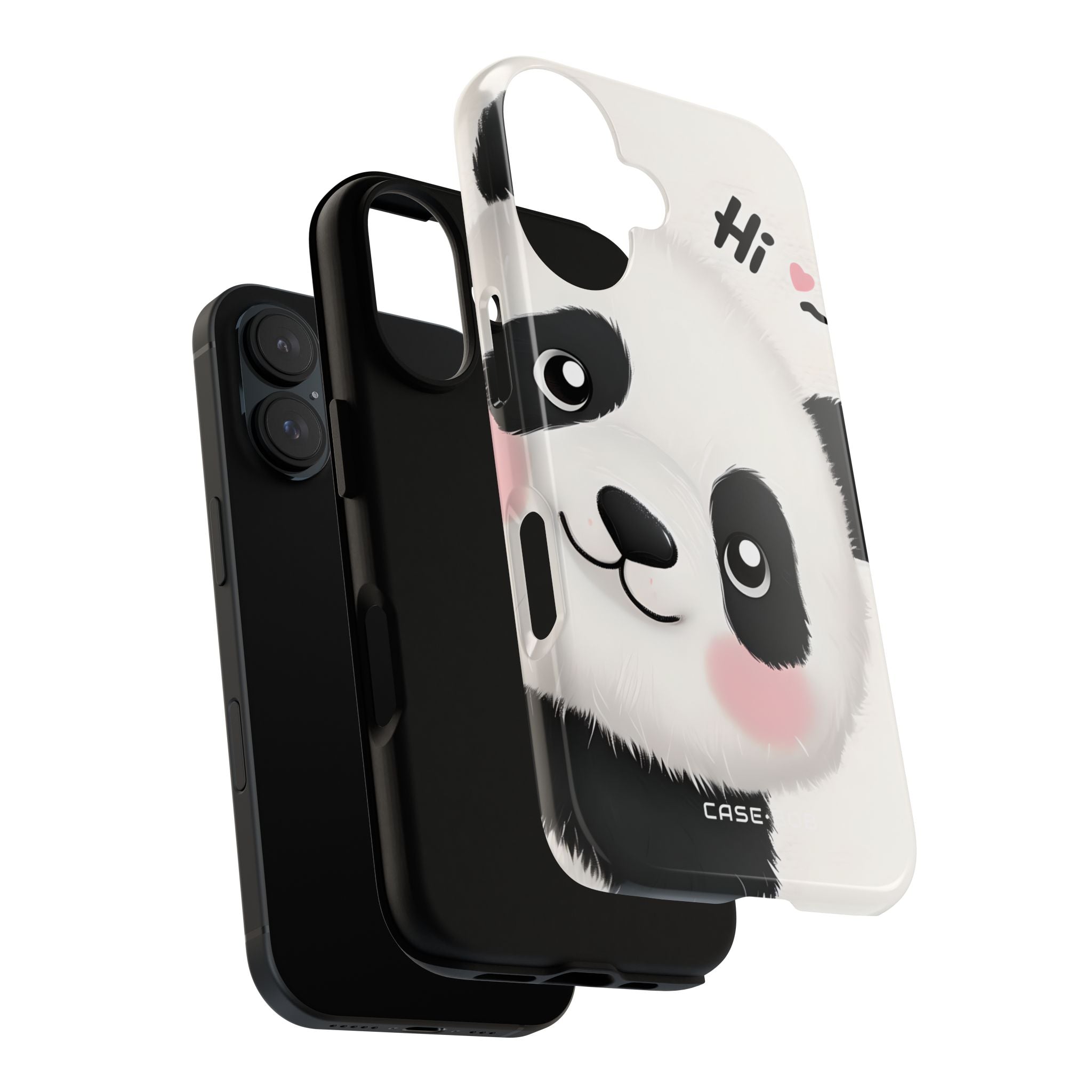 Panda Glow iPhone 16 Plus Case - Tough