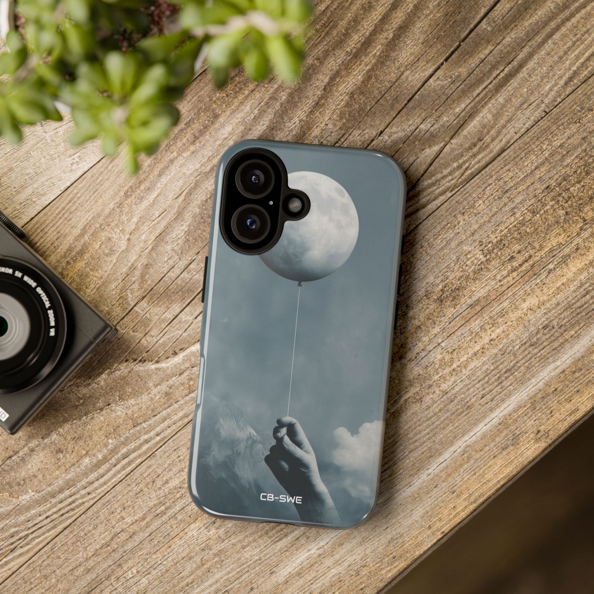 Moon Cradled Softly - iPhone Case