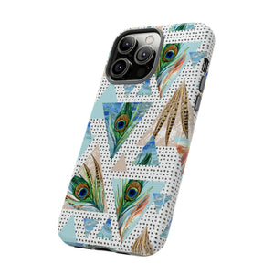 Peacock Feathers - Protective Phone Case