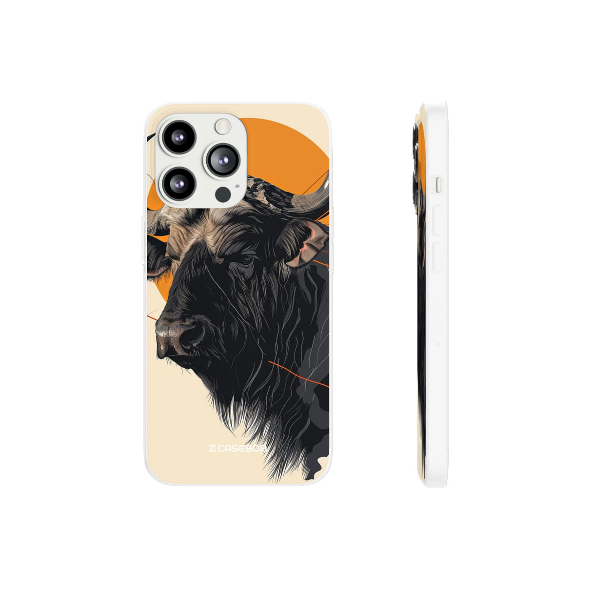 Majestic Buffalo Sun | Flexible Phone Case for iPhone