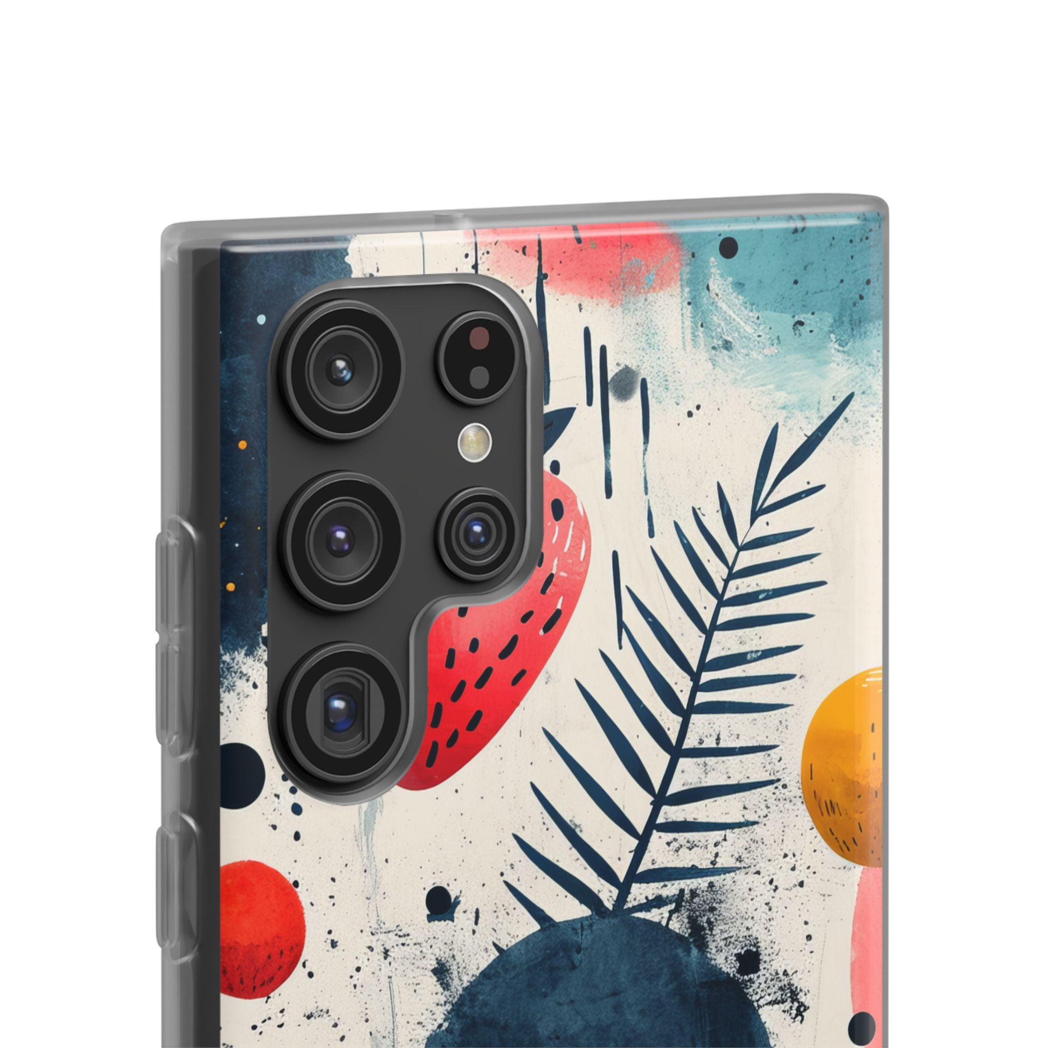 Vibrant Fruit Canvas - Flexi Samsung S22 Phone Case