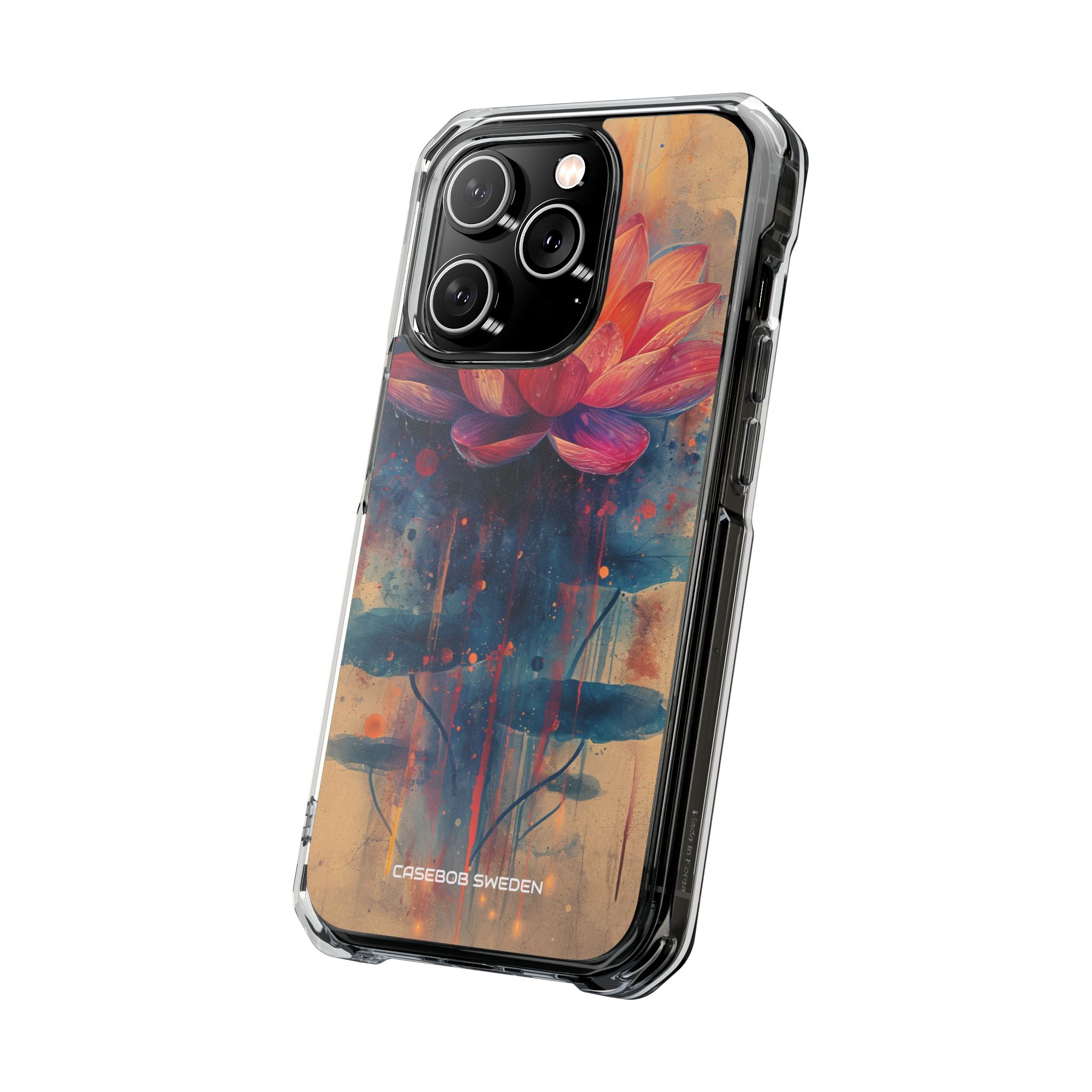 Lotus Blossom Art - Clear Impact iPhone 14 Phone Case