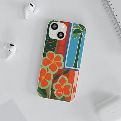 Orange Blossom Burst iPhone 13 mini Case - Soft