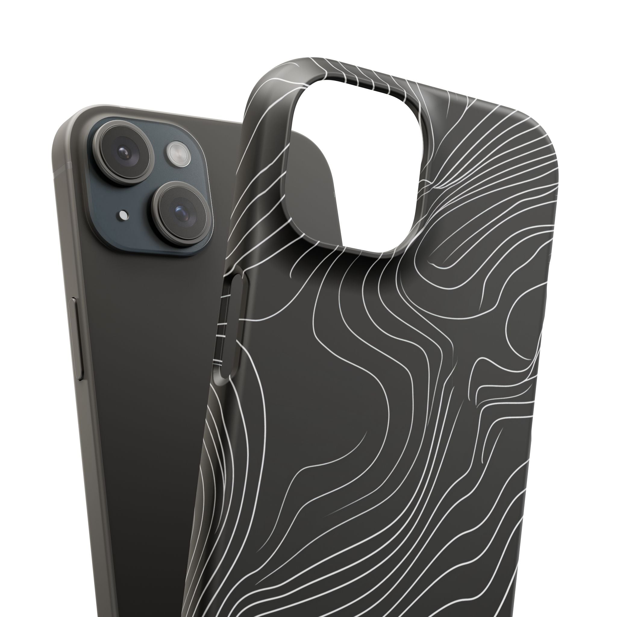 Contour Waveform Flow iPhone 15 - Slim Phone Case