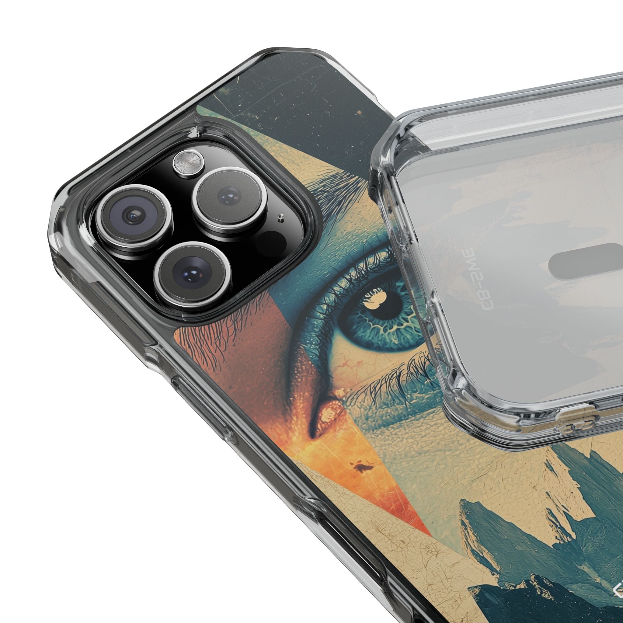 Eye Meets Mountains iPhone Case - Impact