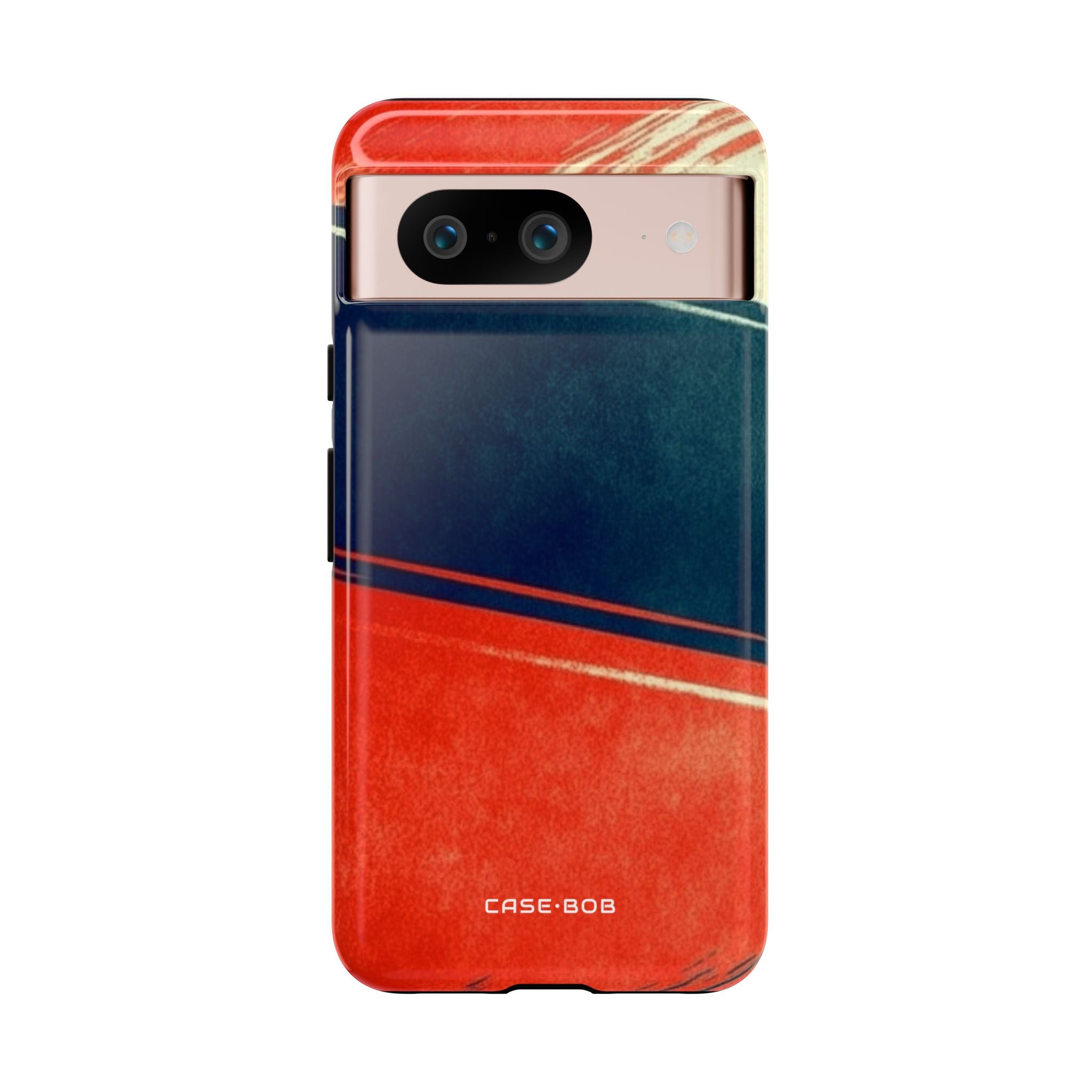 Blue Diagonal Motion Google Pixel 8 Case - Tough