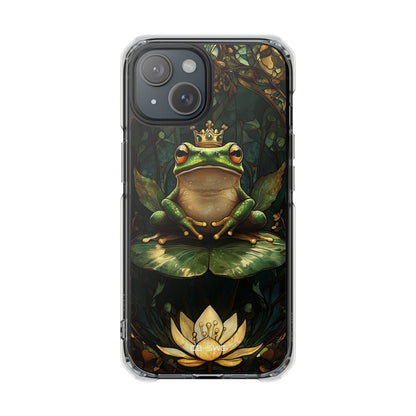 Crowned Frog Rests iPhone Case - Impact