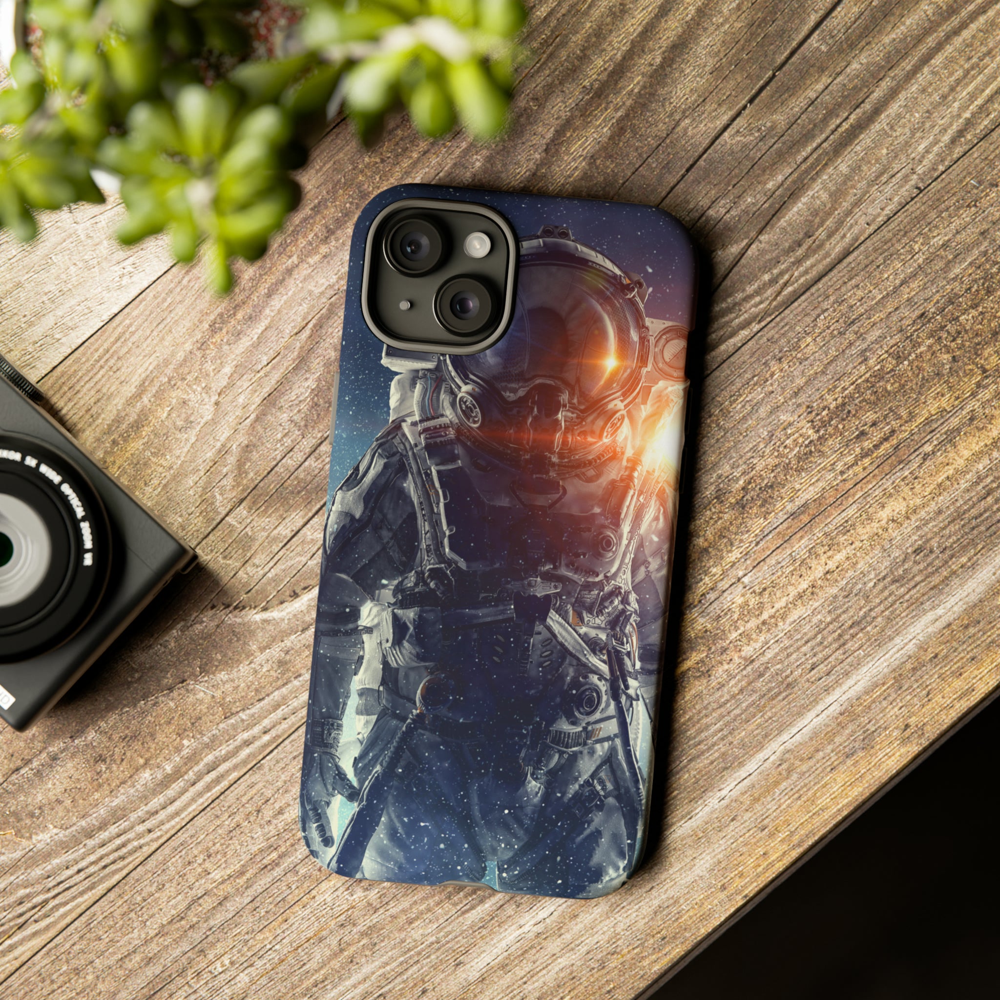 Astronaut in space - Protective Phone Case