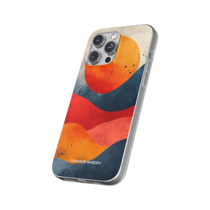 Sunburst Waves - Flexi iPhone 14 Phone Case