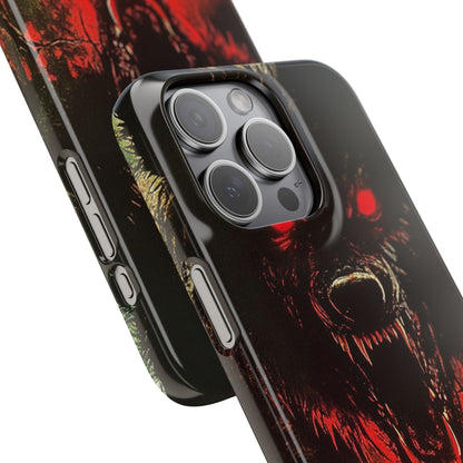 Bloodmoon Wolf's Lament iPhone 15 - Slim Phone Case