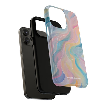 Dreamy Pastel Swirls - Tough + MagSafe® iPhone 14 Phone Case