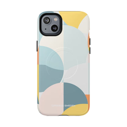 Abstract Geometric Calm - Tough + MagSafe® iPhone 14 Phone Case