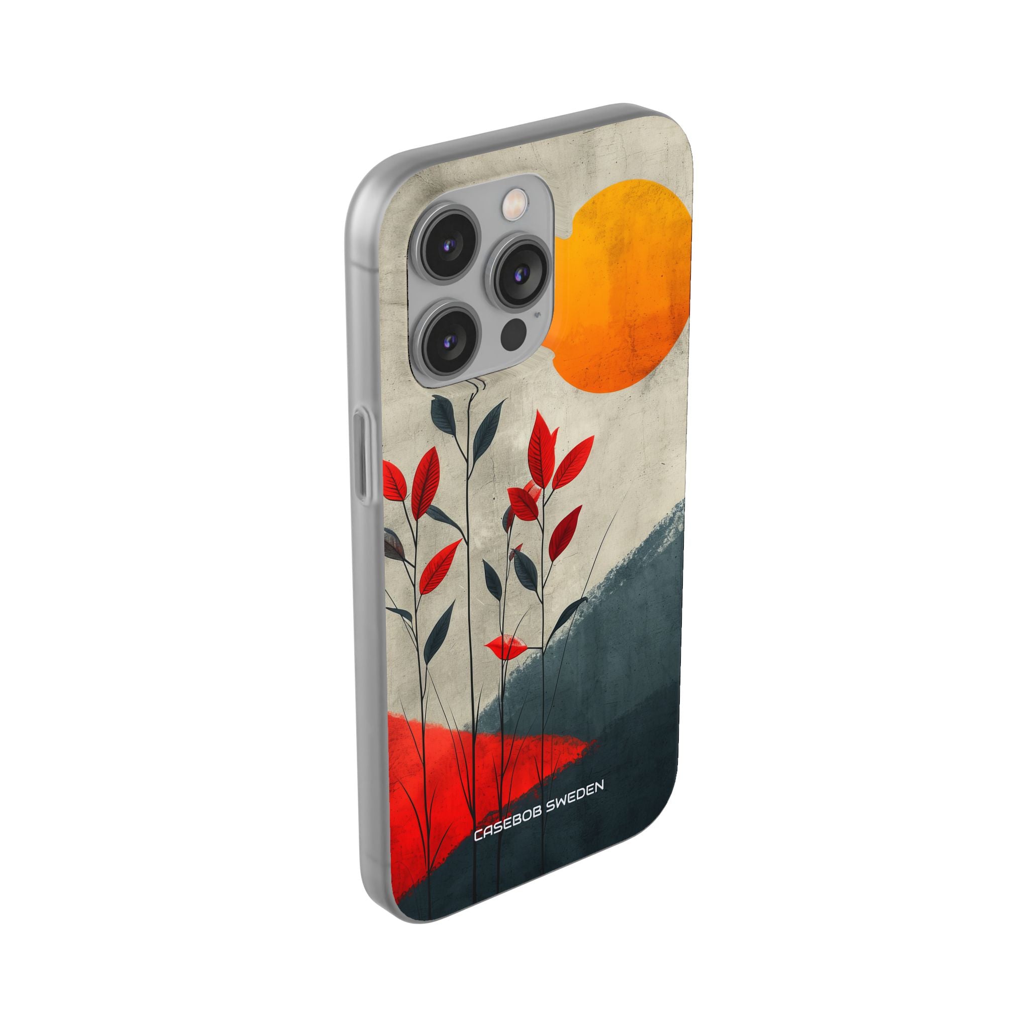 Gray Sunscape - Flexi iPhone 14 Phone Case