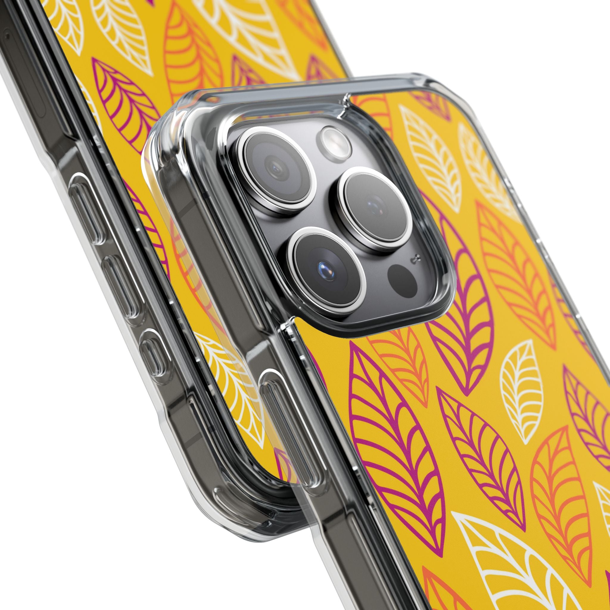 Vibrant Leaf Symphony iPhone Case - Impact