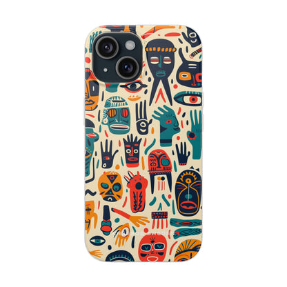 Gradient Tribalscape Vibrance iPhone 15 - Flexi Phone Case