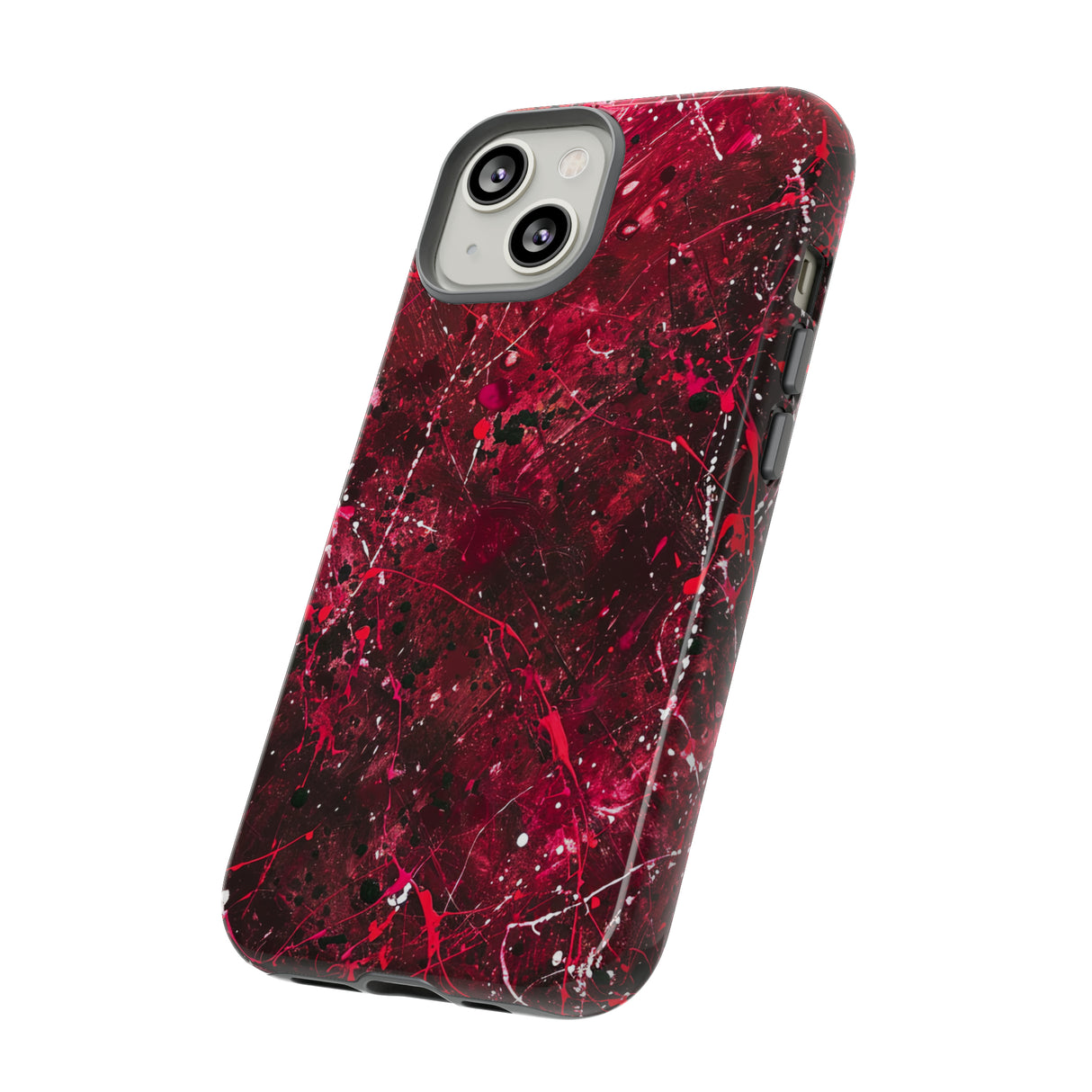 Crimson Splatter Dynamic - Protective Phone Case