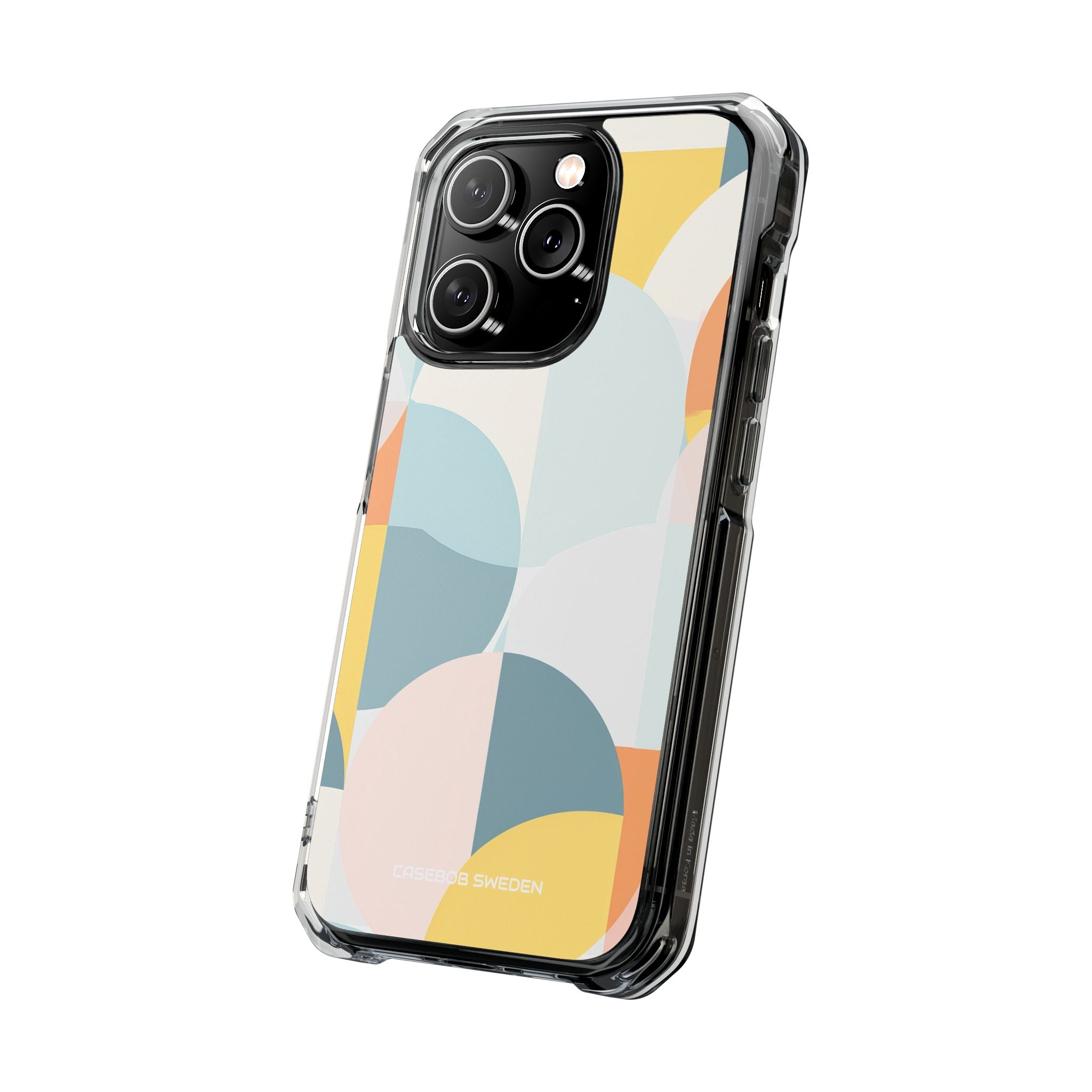 Abstract Geometric Calm - Clear Impact iPhone 14 Phone Case