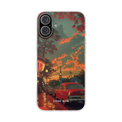 Crimson Classic iPhone 16 Plus Case - Soft