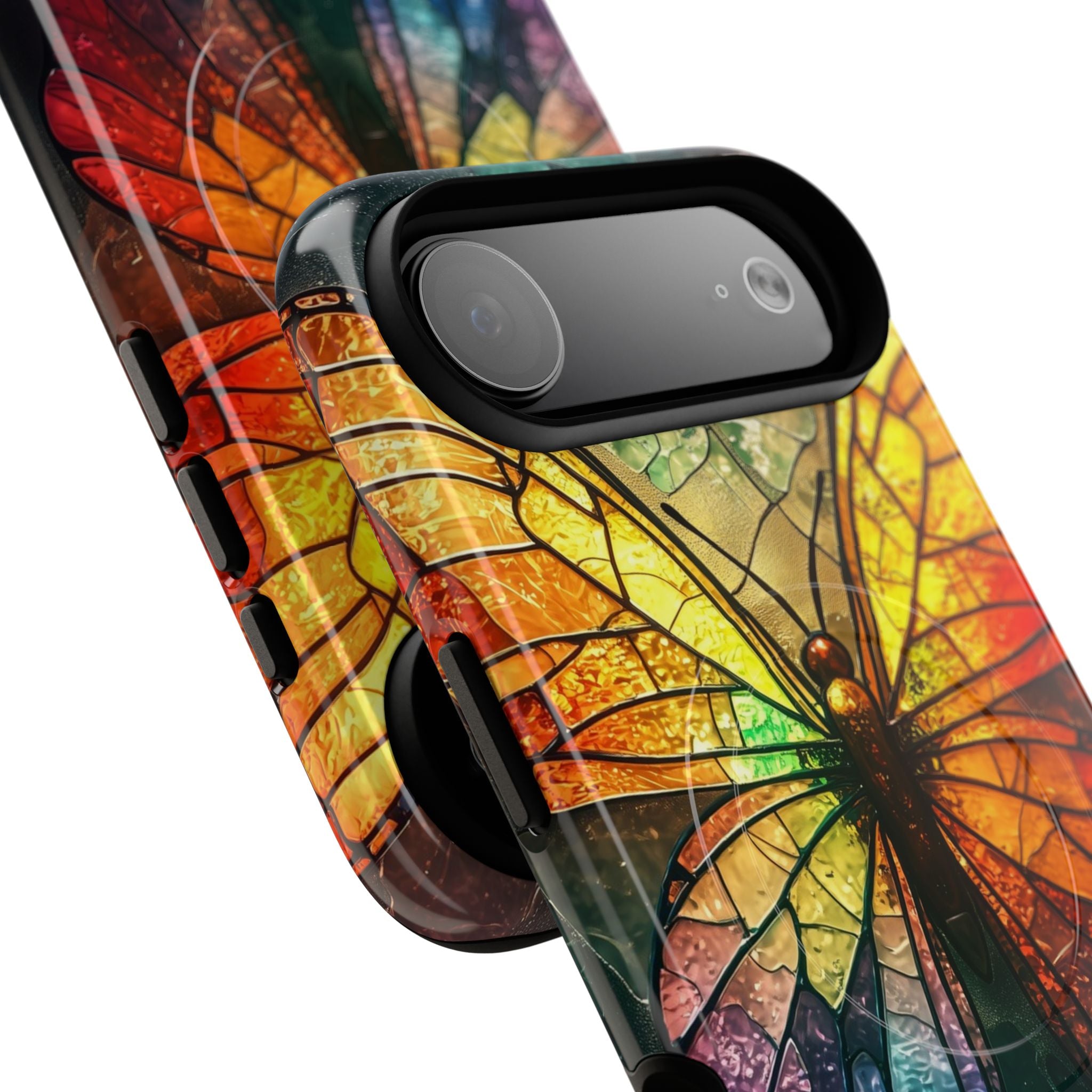 Stained Glass Butterfly iPhone 17 Air Case - Tough+