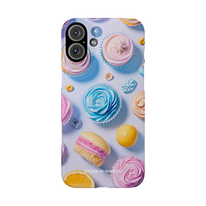 Pastel Whimsy Desserts - Slim iPhone 16 Phone Case